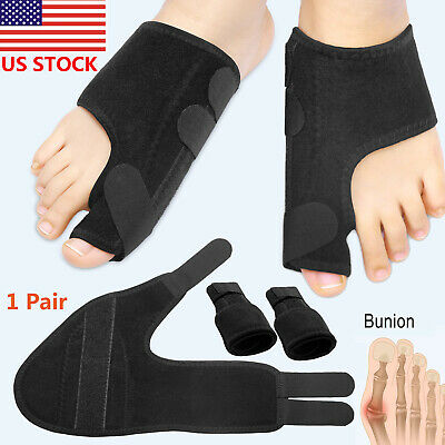 2pcs Big Toe Bunion Splint Straightener Corrector Foot Pain Relief Hallux Valgus
