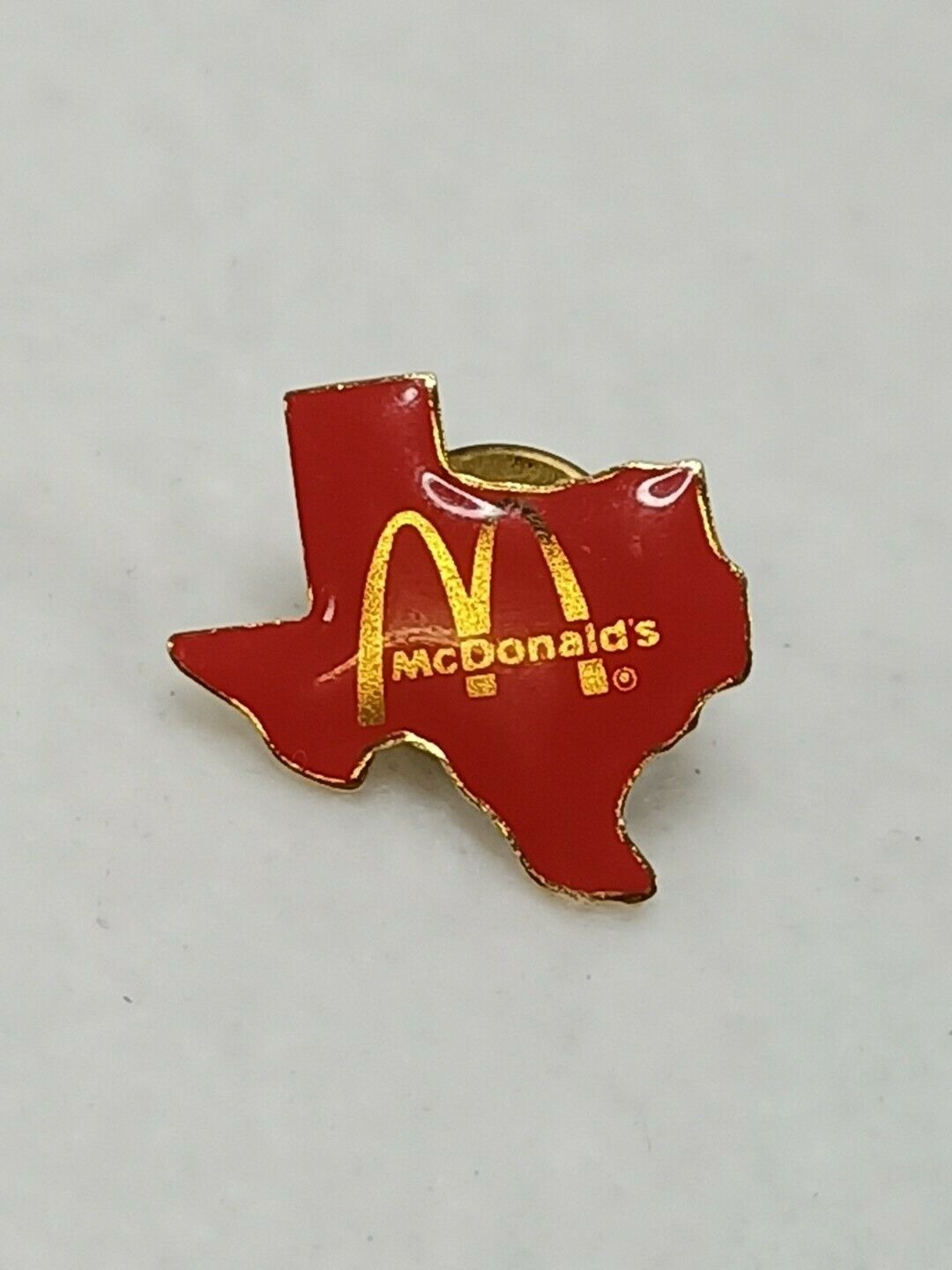Texas Map Shape Mcdonald's Crew Pin