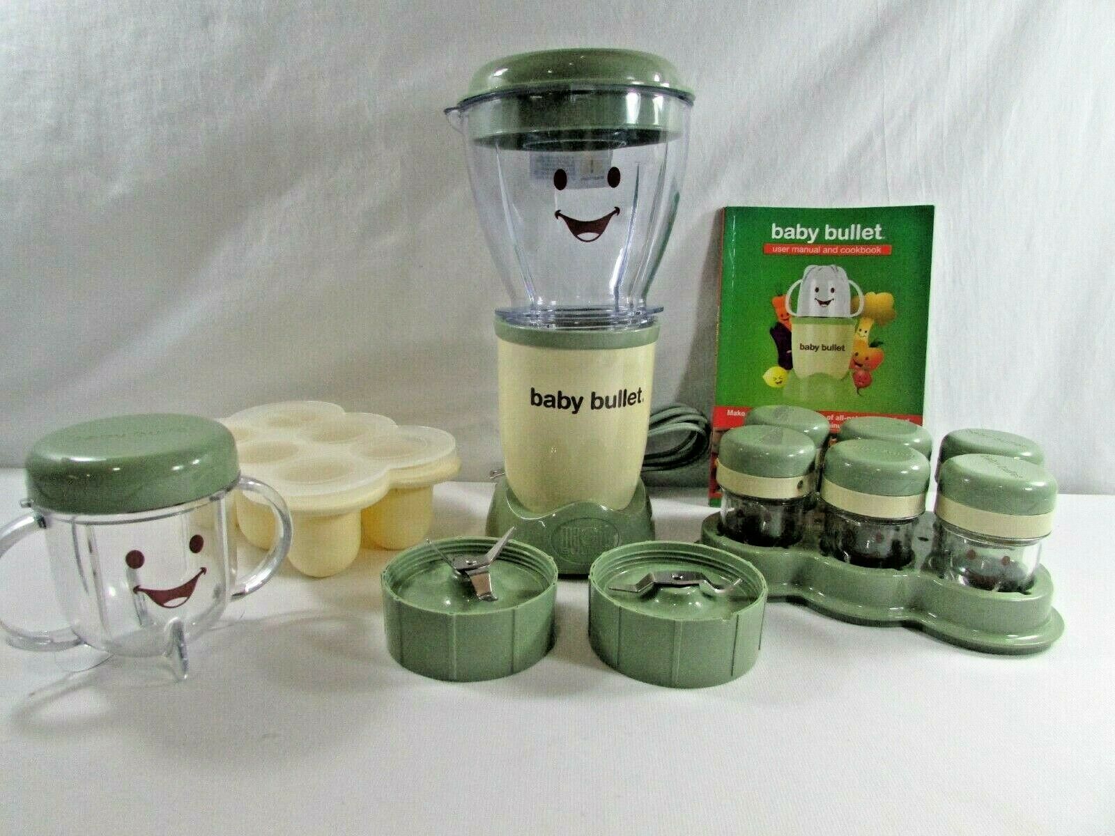Baby Bullet Bbr200102 Magic Bullet Baby Food Processor System Green (incomplete)