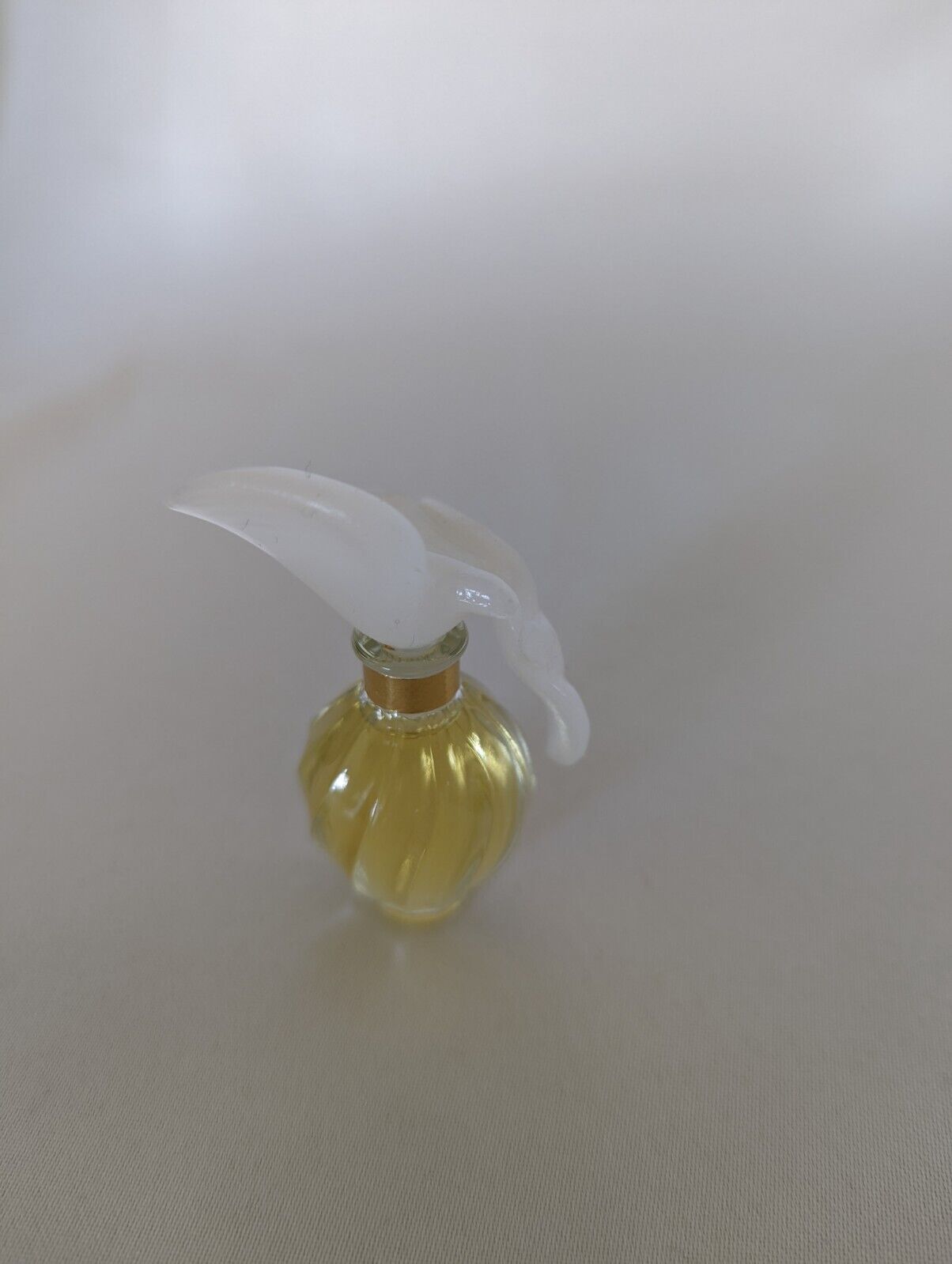 Vintage Nina Ricci Miniature Perfume L'air Did Temps Double Doves, Crystal...