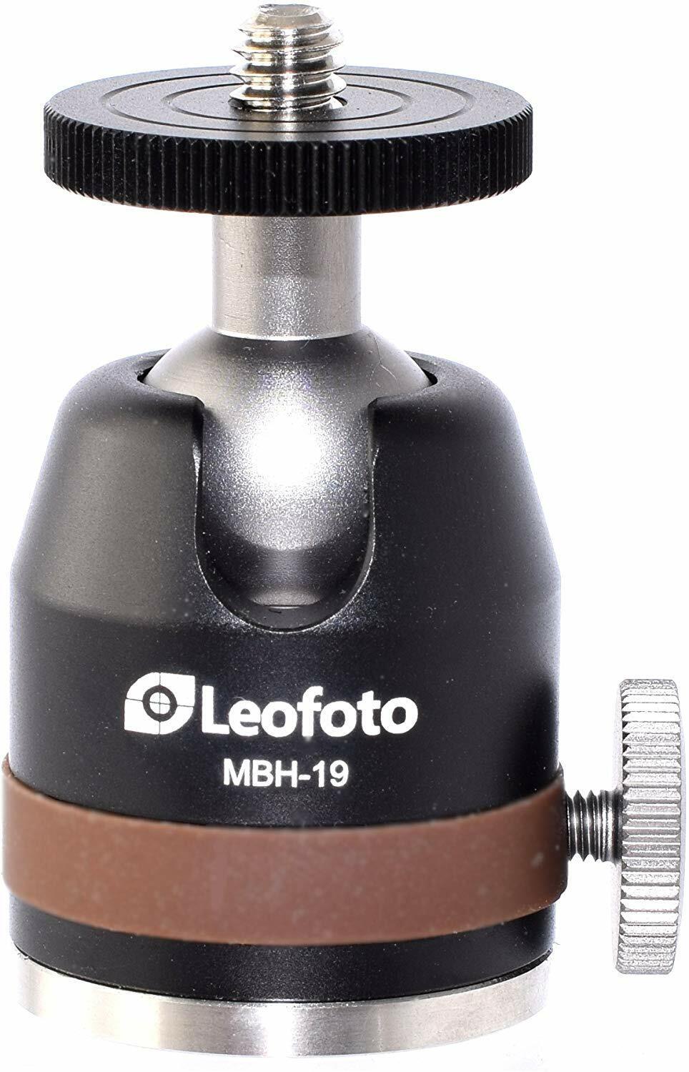 Leofoto Micro Head Mbh-19 19mm Ball All Metal With Independent Pan Lock