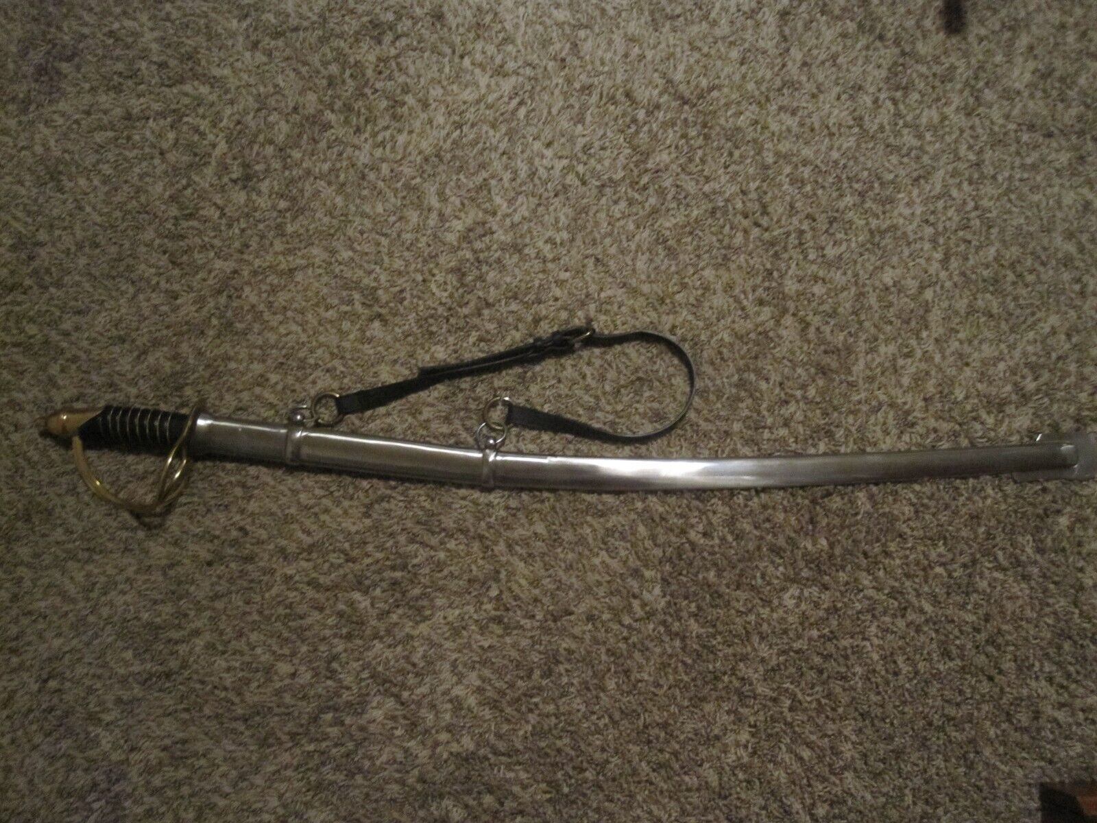 Replica Civil War Model 1860 Cavalry Saber Sword With Hanger