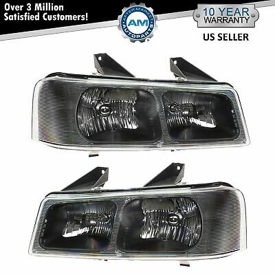 Headlights Headlamps Pair Set Of 2 Lh & Rh For 03-19 Savanna Chevy Express Van