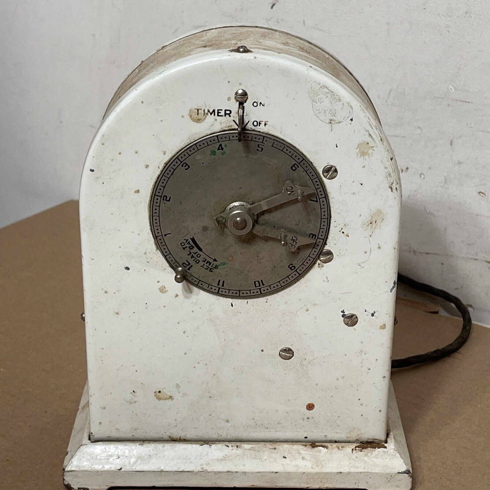 Rare Antique Hotpoint Ge Edison Elapsed Time Switch 1920s Kitchen Item