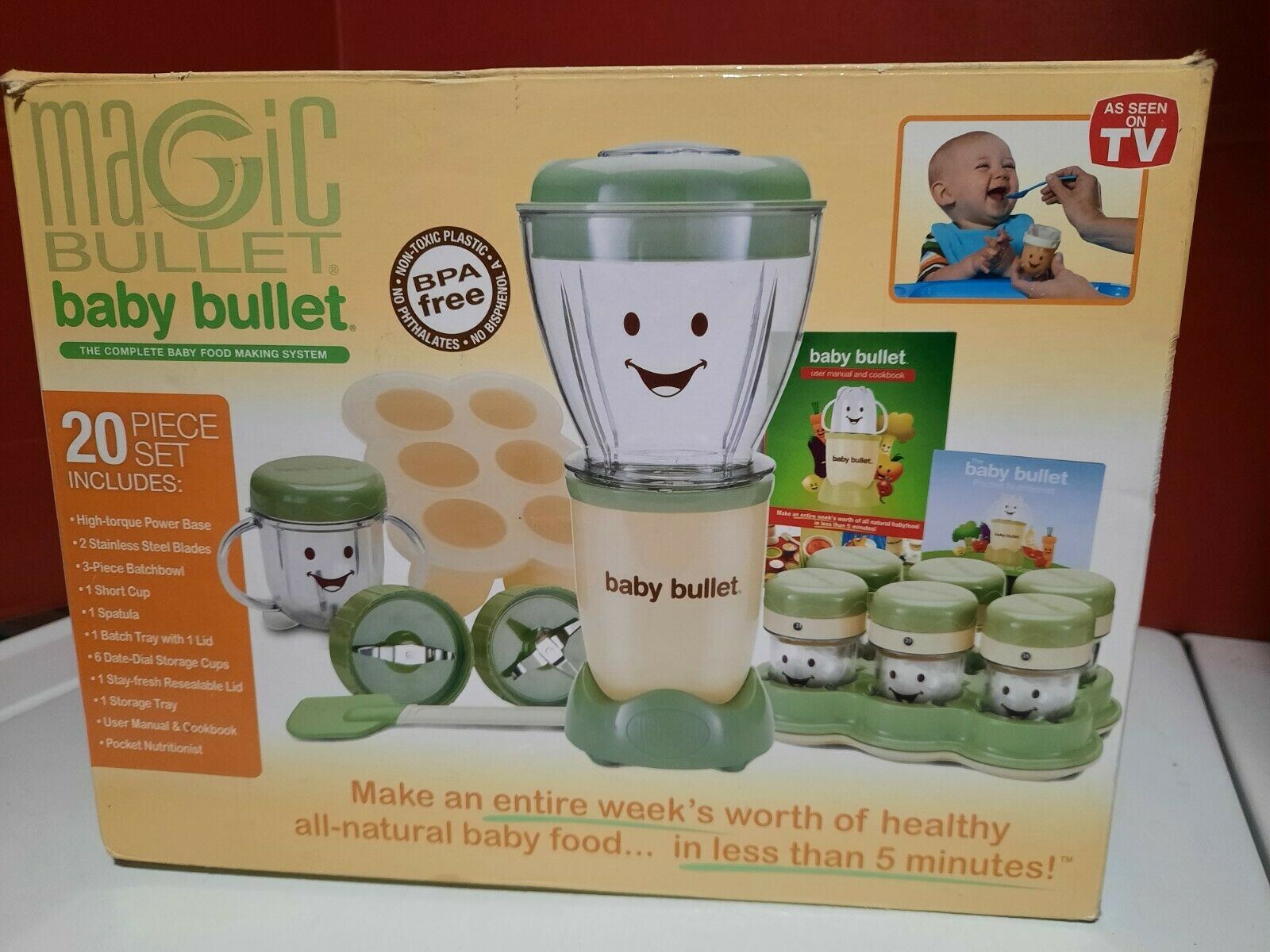 Magic Bullet Baby Bullet System With Accessories