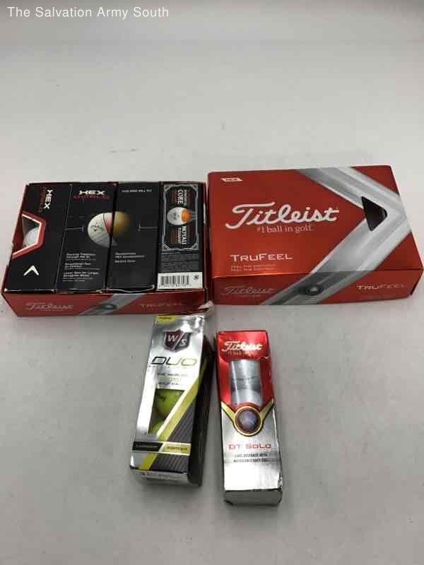 Golf Ball Lot - Titleist Trufeel 12 Pack, Titleist Dt Solo 3 Pack, Ws Duo 3 Pack