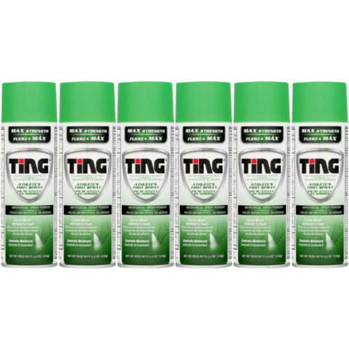 Ting Athlete's Foot And Jock Itch Anti Fungal Spray Powder - 4.5 Oz (pack Of 6)