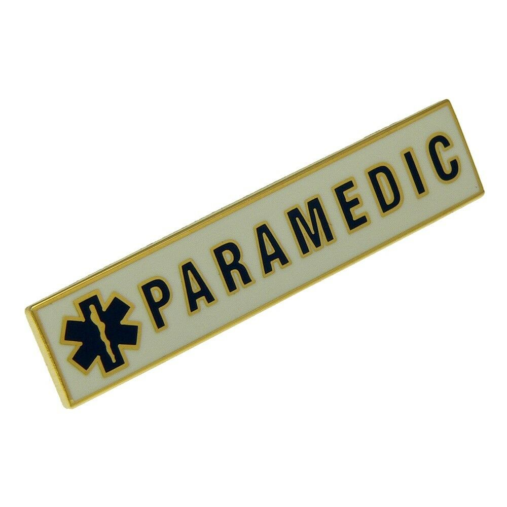 Paramedic Para Rescue Citation Bar Merit Service Award Commendation Lapel Pin