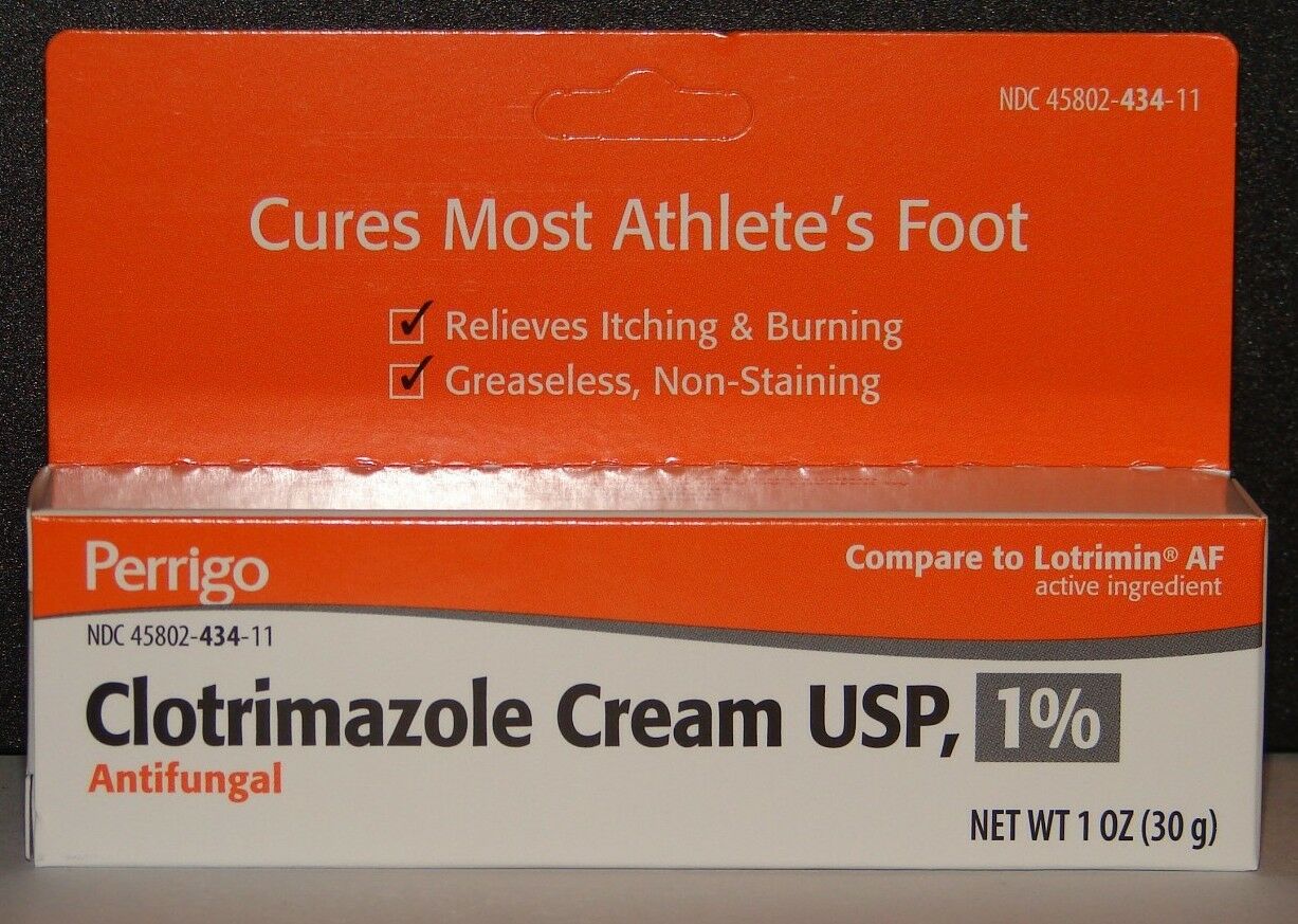Antifungal 1% Foot Cream (compare To Lotrimin) 1oz (30gm) Tube -exp Date 02-2023