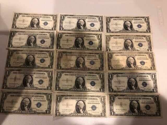 1935 ✯ Silver Certificate ✯ Average Circulated Condition ✯ Blue Seal ✯