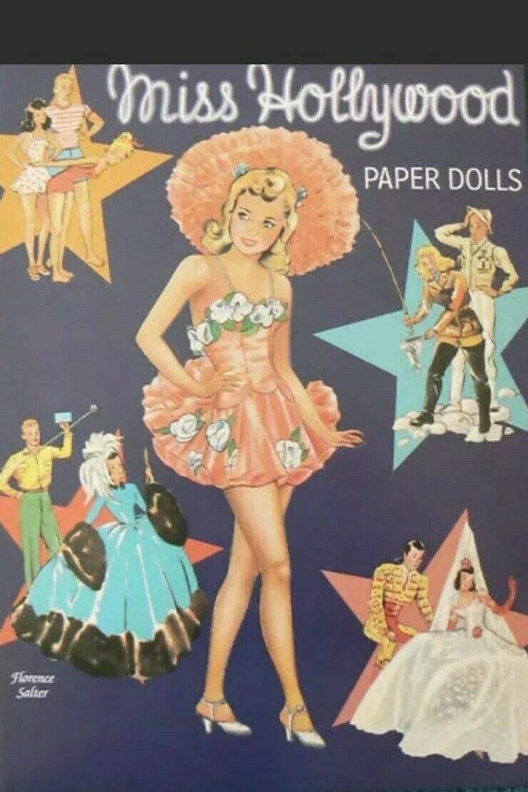 Miss Hollywood Paper Doll Book Florence Salter Shackman