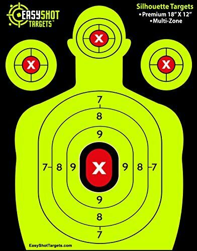 Bright Shooting Target For All Caliber Firearms 100 W/ 150 Free Repair Stickers