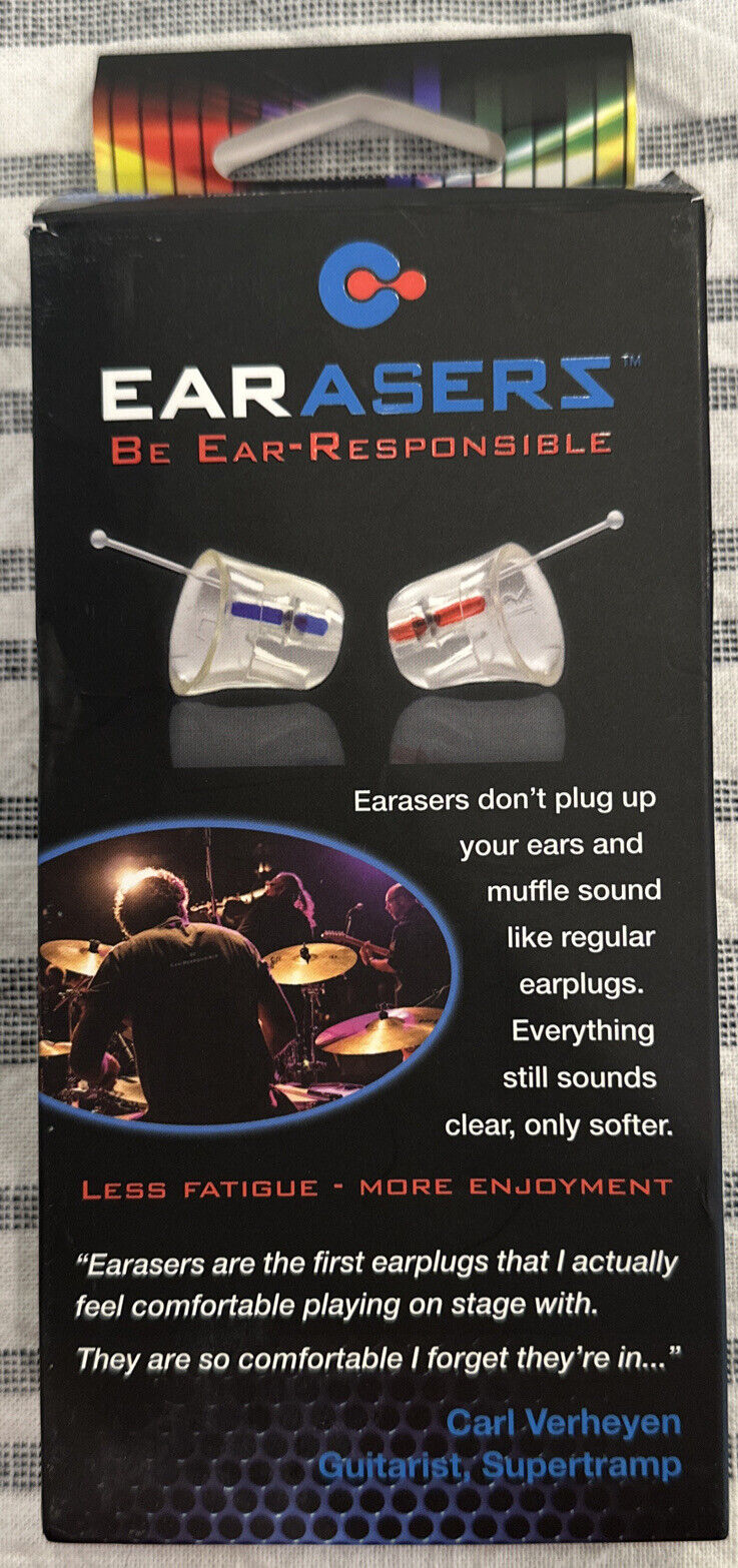 Earasers Musician's Hi-fi Earplugs Size: Large