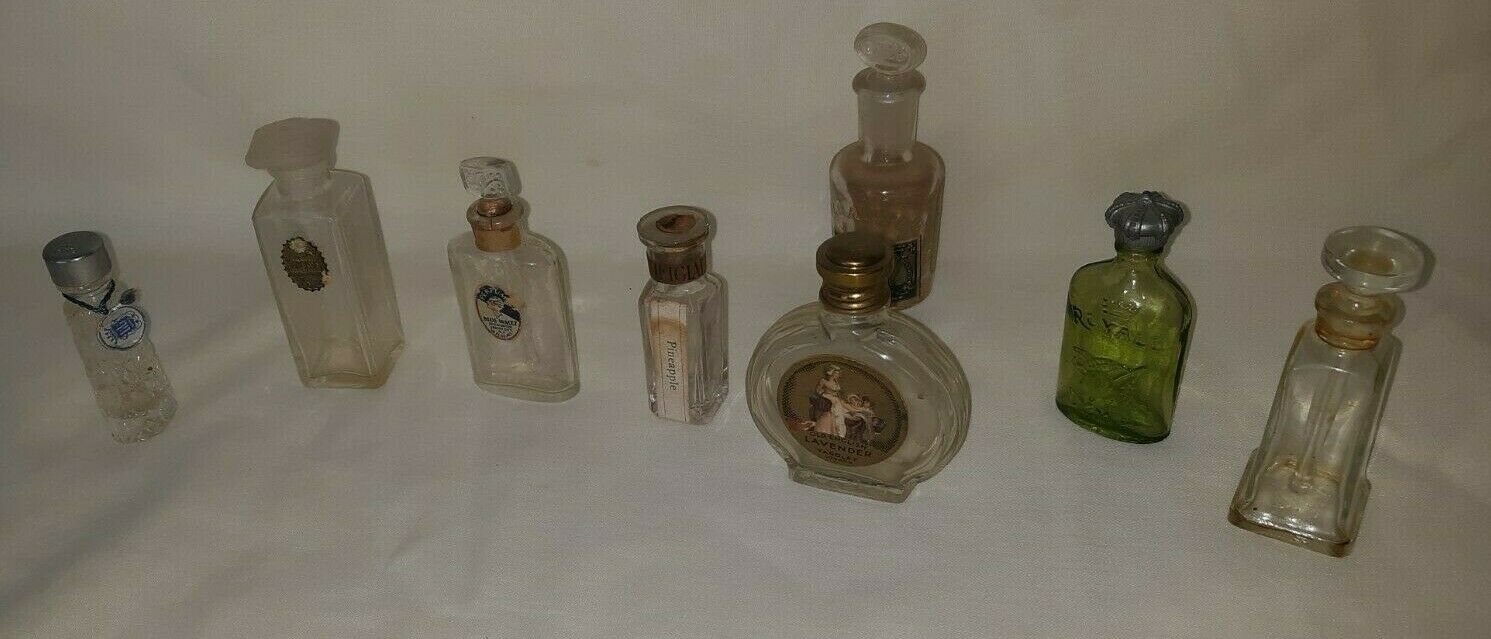 Antique Miniature Victorian Commercial Perfume Bottles (8) $39.99