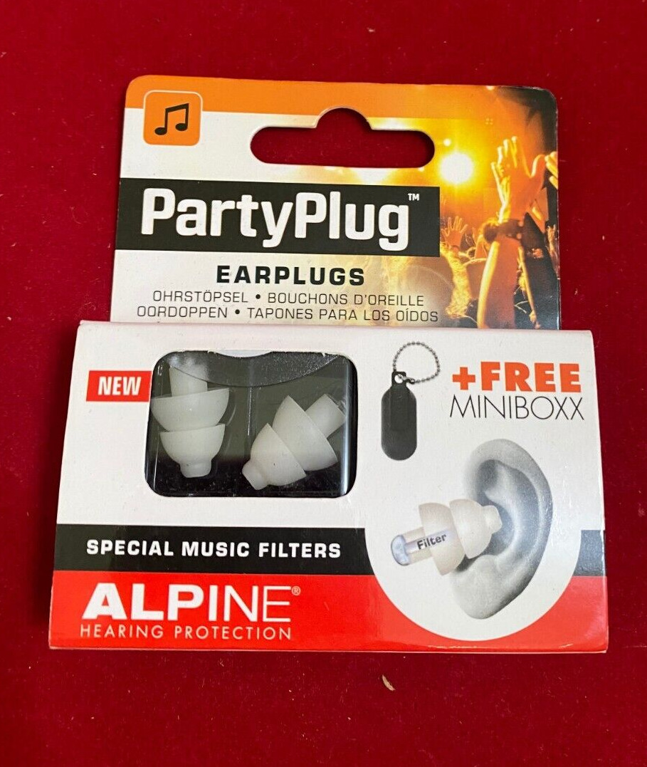 Alpine Partyplug Ear Plugs For Loud Music Environments Hearing Protection Filter
