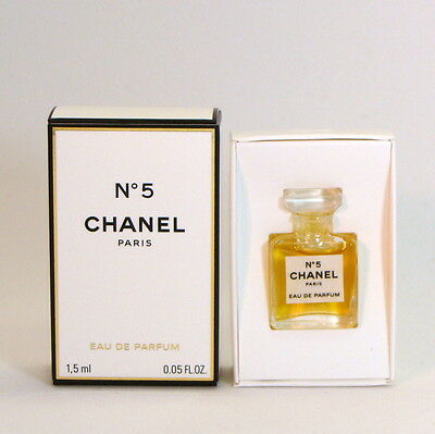Chanel No 5 Eau De Parfum 1,5 Ml. 0.05 Fl.oz. Mini Micro Perfume New In Box