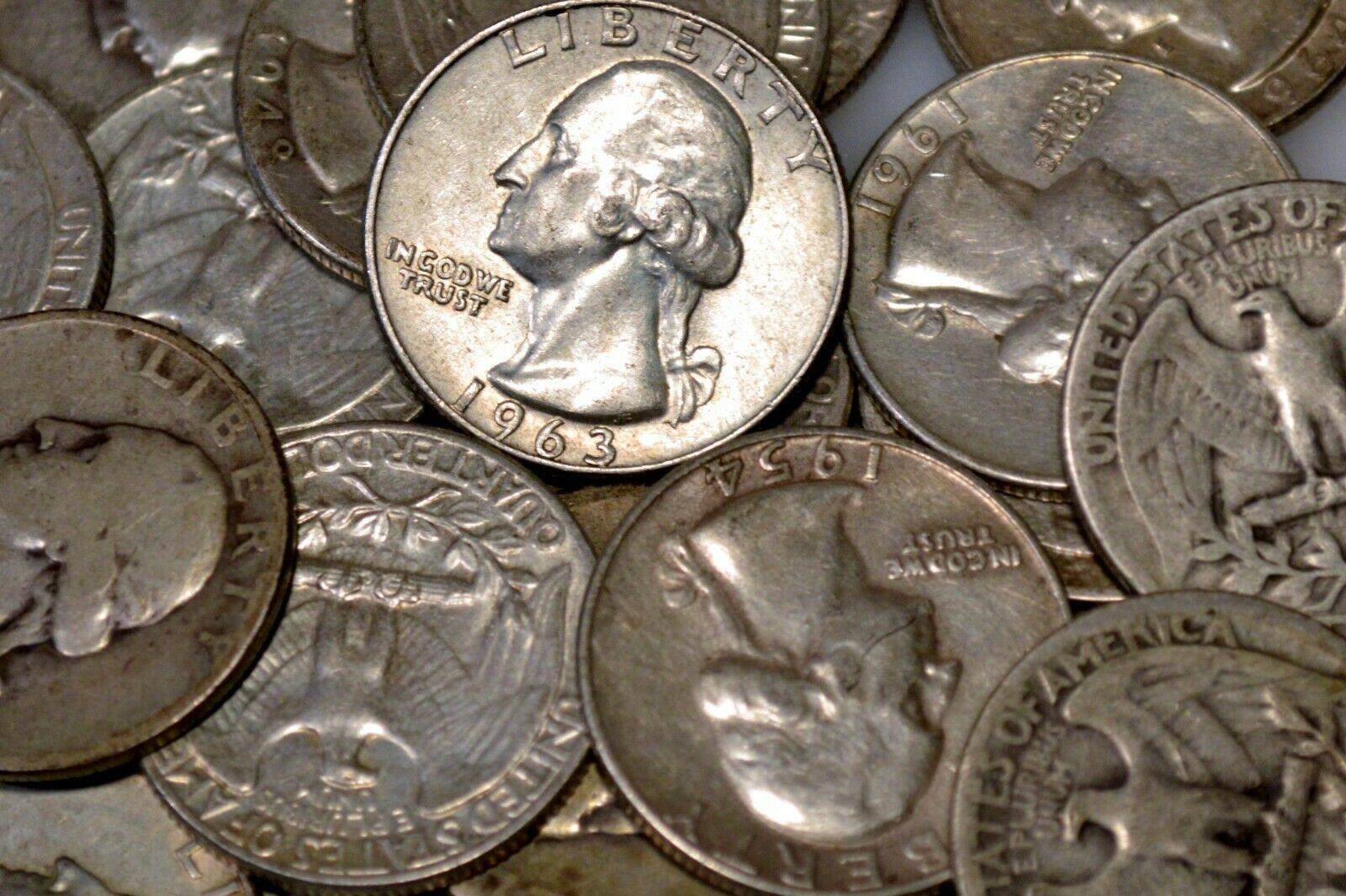 Pre-1965 Washington Quarters - 90% Silver - Choose How Many! - Free Shipping
