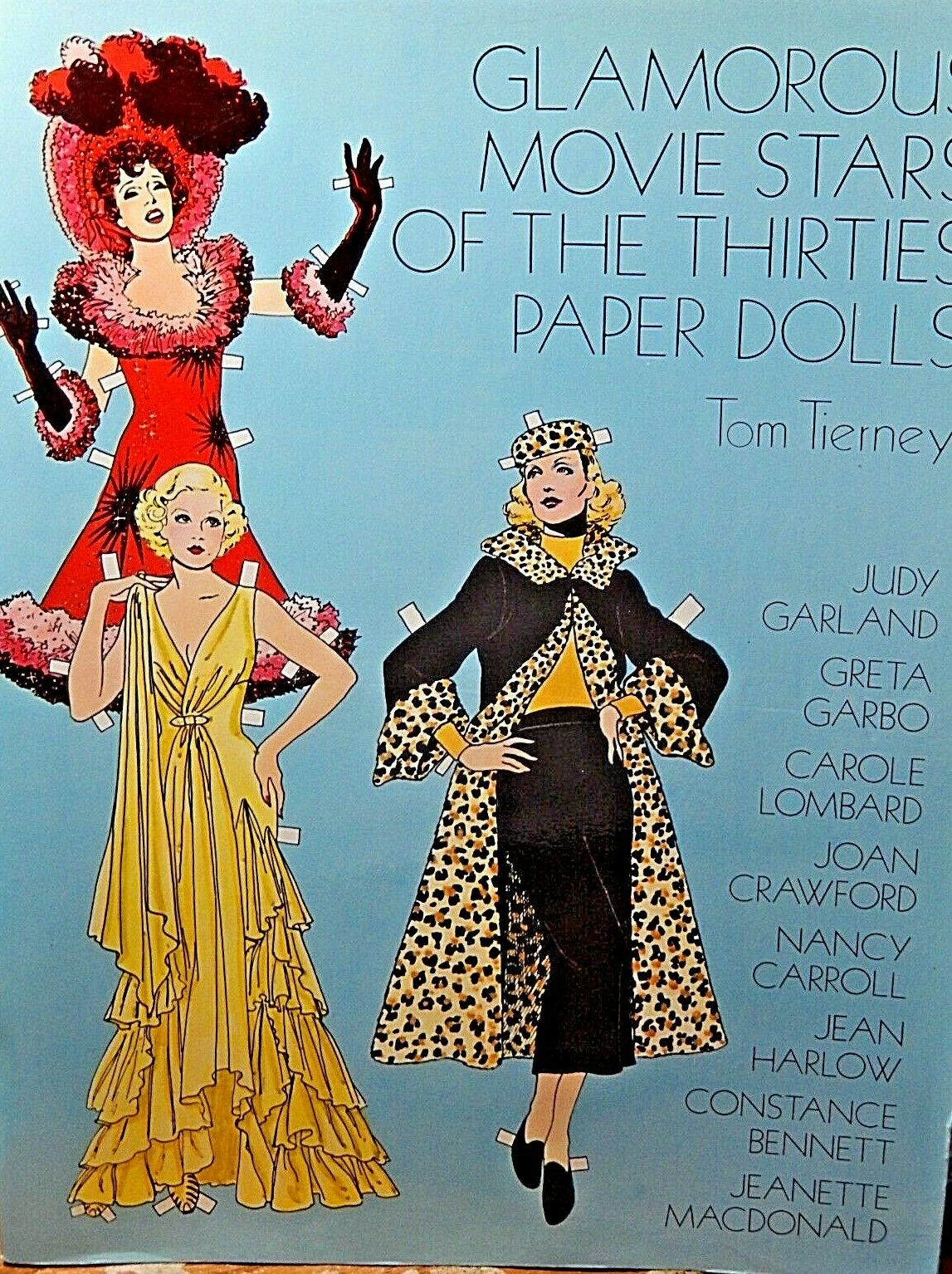Tom Tierney Paper Dolls Glamorous Movie Stars Of The Thirties